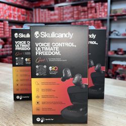 Skullcandy Grind In-Ear True Wireless Stereo Bluetooth Earbuds with Microphone in True Blacks 