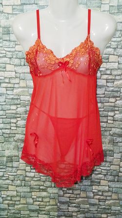 Women's nighty lingerie set with panties