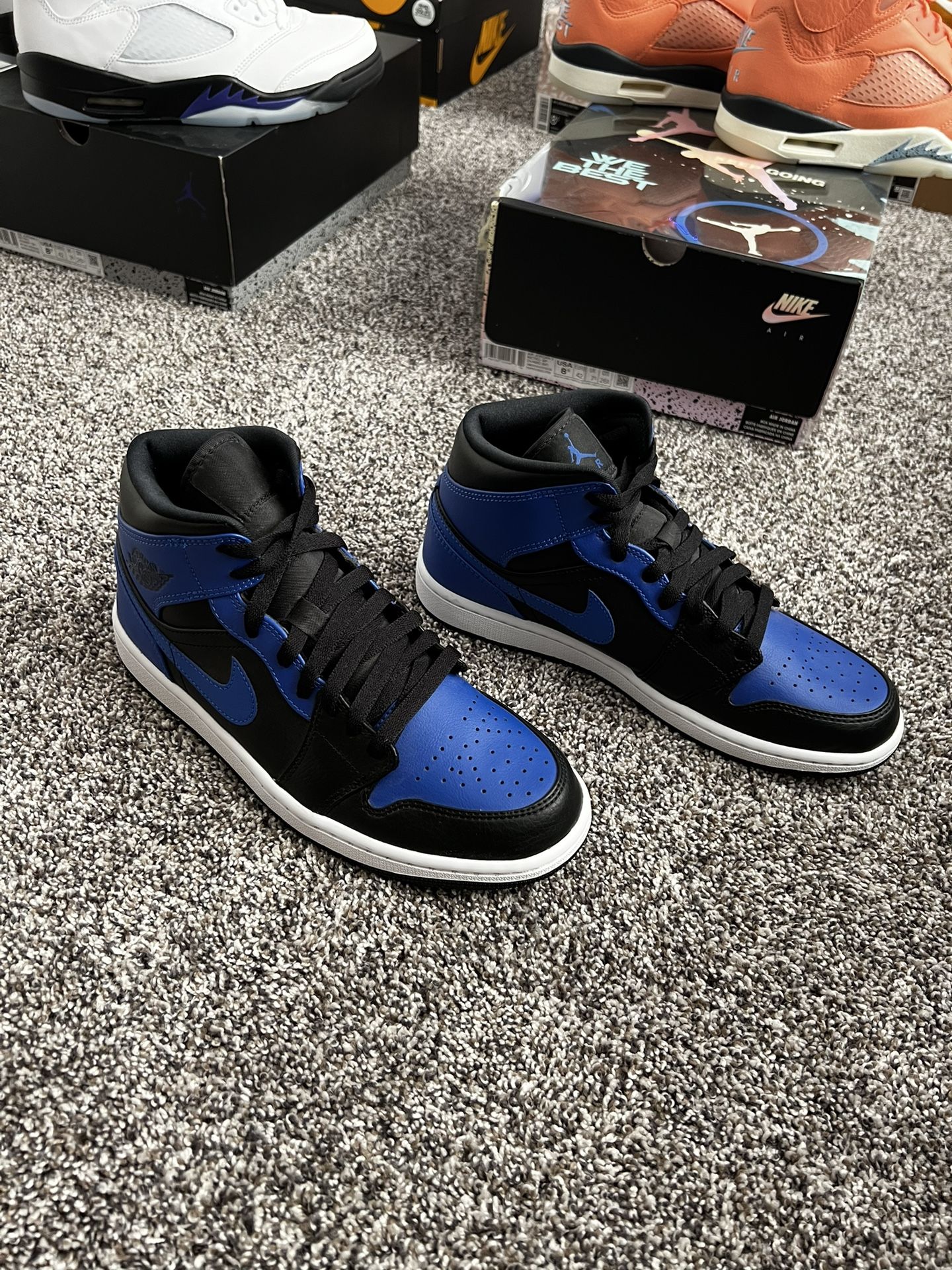 Royal Blue And Black Jordan 1