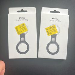 Leather Key Ring - AirTag