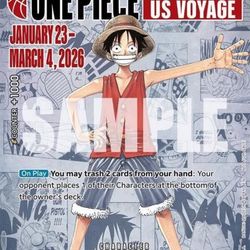 MONKEY D.LUFFY PROMO CARDS 