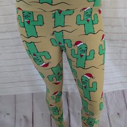 Lularoe Christmas Legging One Size 