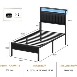 Twin bed frame For Sale