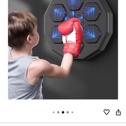 Boxing Machine Still In Box w/ Gloves 