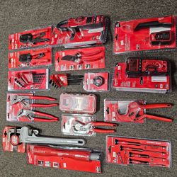 Various Milwaukee Tools and Accessories