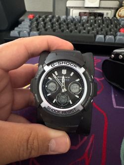 Casio G-Shock AWG-M100FP-1A2CR with Tough Solar and Multi-Band 6