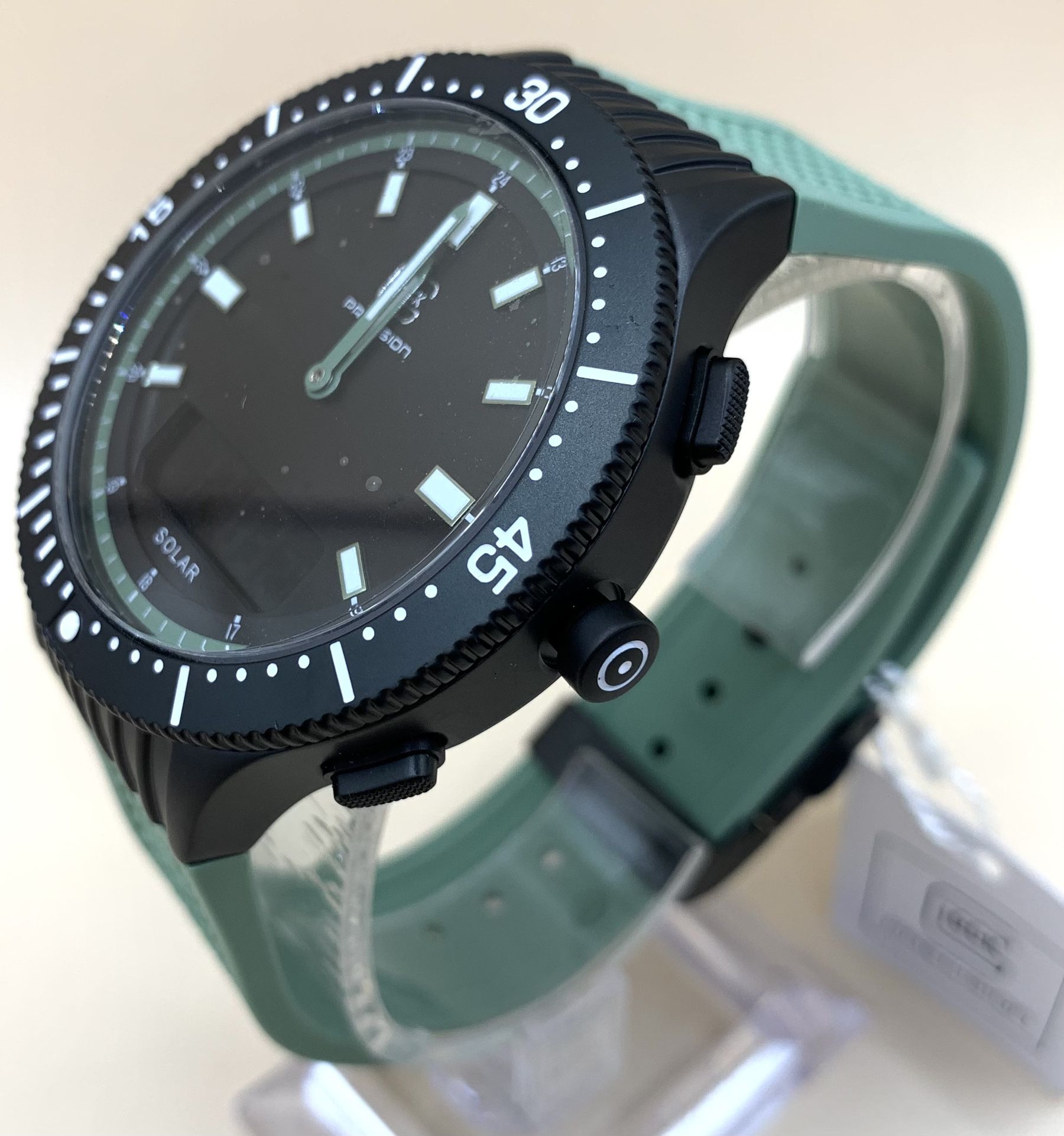 Glock Precision Digital/Analog Watch In Box, Unworn!