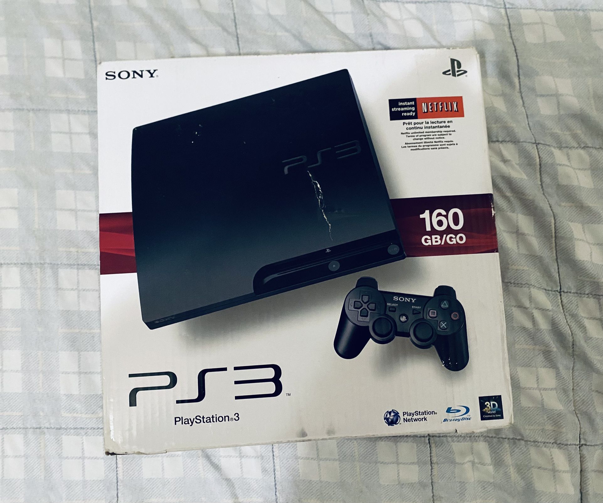 Sony Playstation 3 Ps3 Slim 160 GB Rare! U.S Model BRAND NEW SEALED! Adult Owned Purchase For Collecting. Please Read Info And Check Out Photos.
