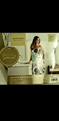 Sonoma, Velour Bath Wrap