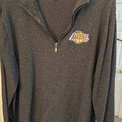 Lakers Gray Pullover Xxl