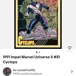 Marvel Comics cards