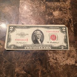 1953A Two Dollar Bill Red Seal