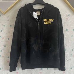 Gallery Dept Logo Hooded Zipped Jacket

