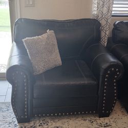 Large Leather Chairs