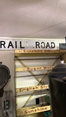 RAILROAD RODE REFLECTING SIGN