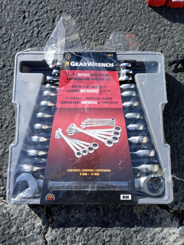 New Gear Wrench 12pc Metric