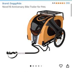 Dog Bike Trailer with Stroller Conversion
