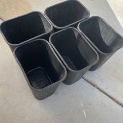 Rubbermaid Small Shop Litter Bins USED 