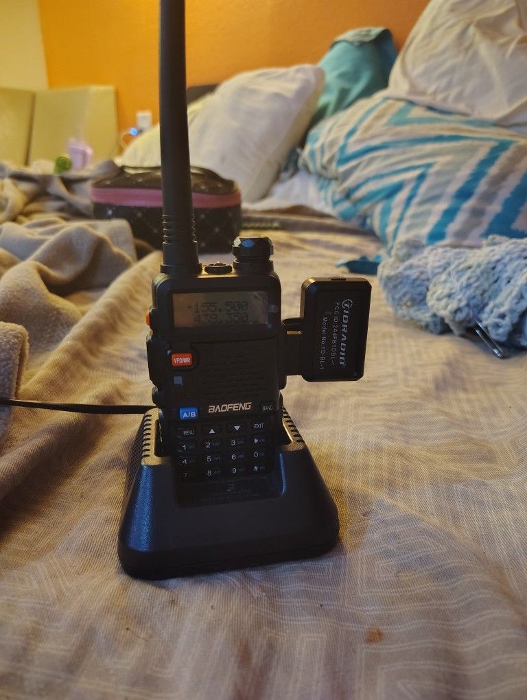 2 Two Way Radios With Bluetooth Programmers