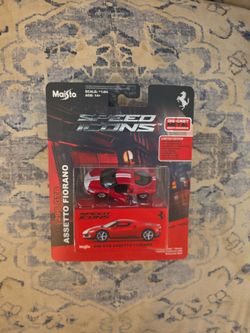 Maisto Speed Icons Ferrari 296 gtb assetto fiorano in red.