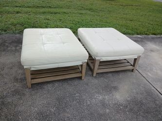 2 Cabana Cushions ottomons