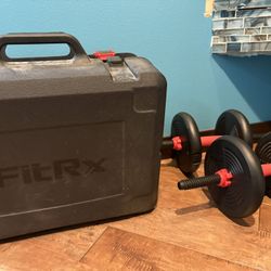 FitRX Adjustable Weight Set 