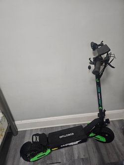 EOTWO Electric Scooter Black and Green