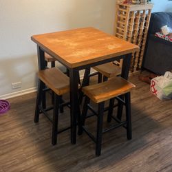 Table With Stools