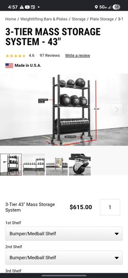 Rogue weights rack 💪