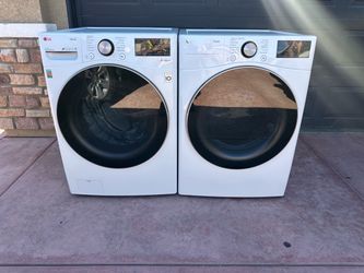 LG THINQ FRONT LOAD WASHER & GAS DRYER SET
