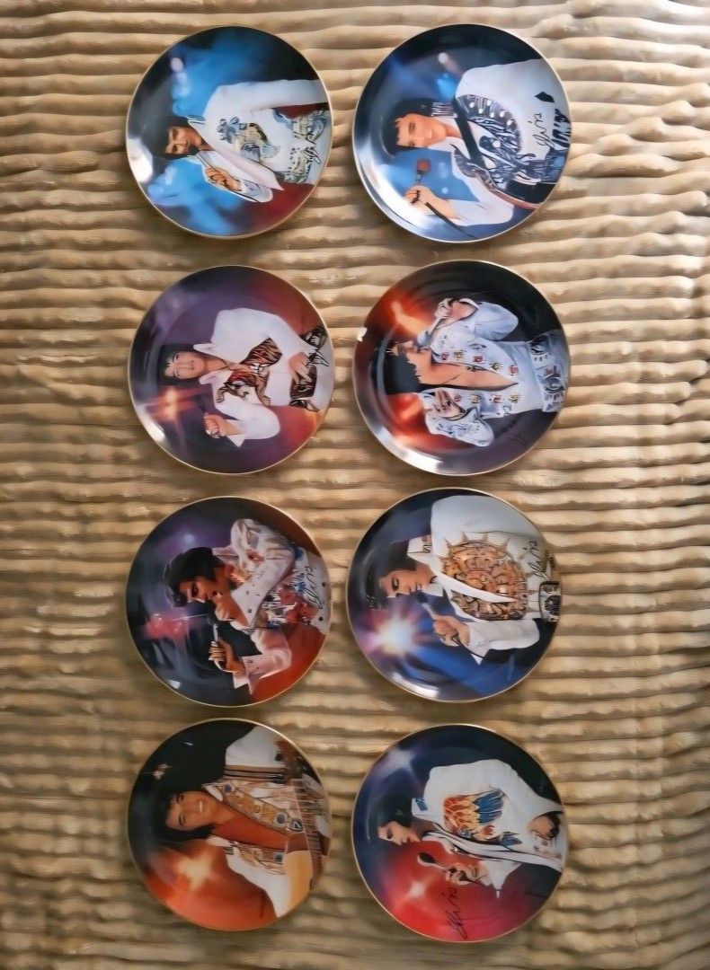 Remembering Elvis Presley plates