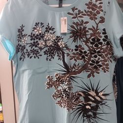 Crew Top Floral Print
