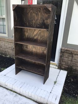 Walnut stain book cases