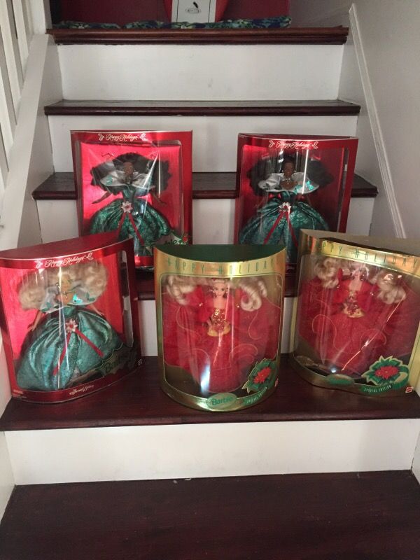 Various Barbies never been out of boxes