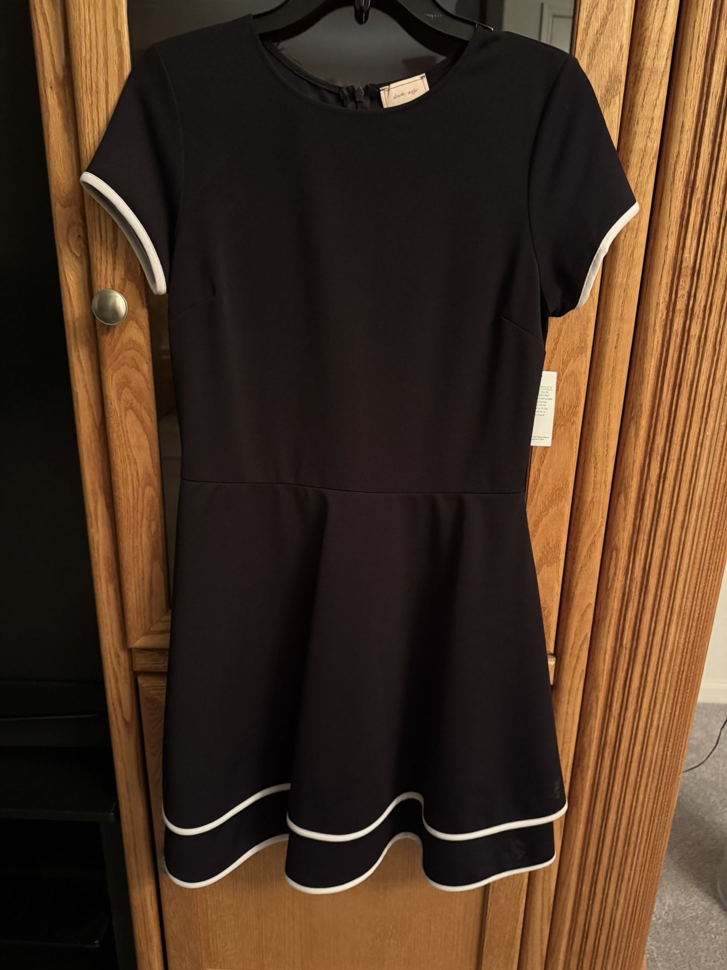 Ladies Ex Lg Knee Length Short Sleeve Dress