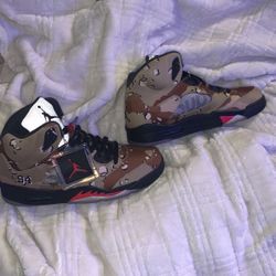 Supreme X Jordan 5s Camo Size 10 DS Japan Release 
