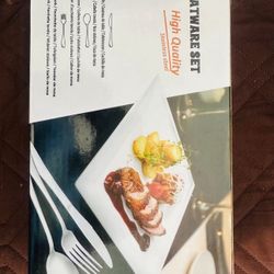 Silverware Set, 40-Pie...nished, Dishwasher Sate