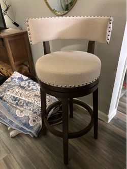 COLAMY-Swivel Barstool 30” Tall