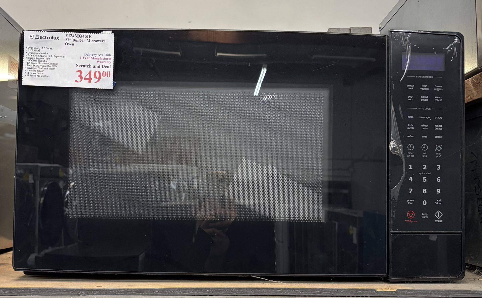 New Electrolux 27” Built-in Microwave Oven