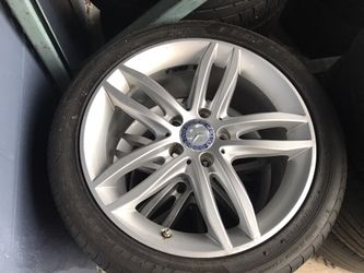 17” Mercedes Benz Wheels and Tires USED