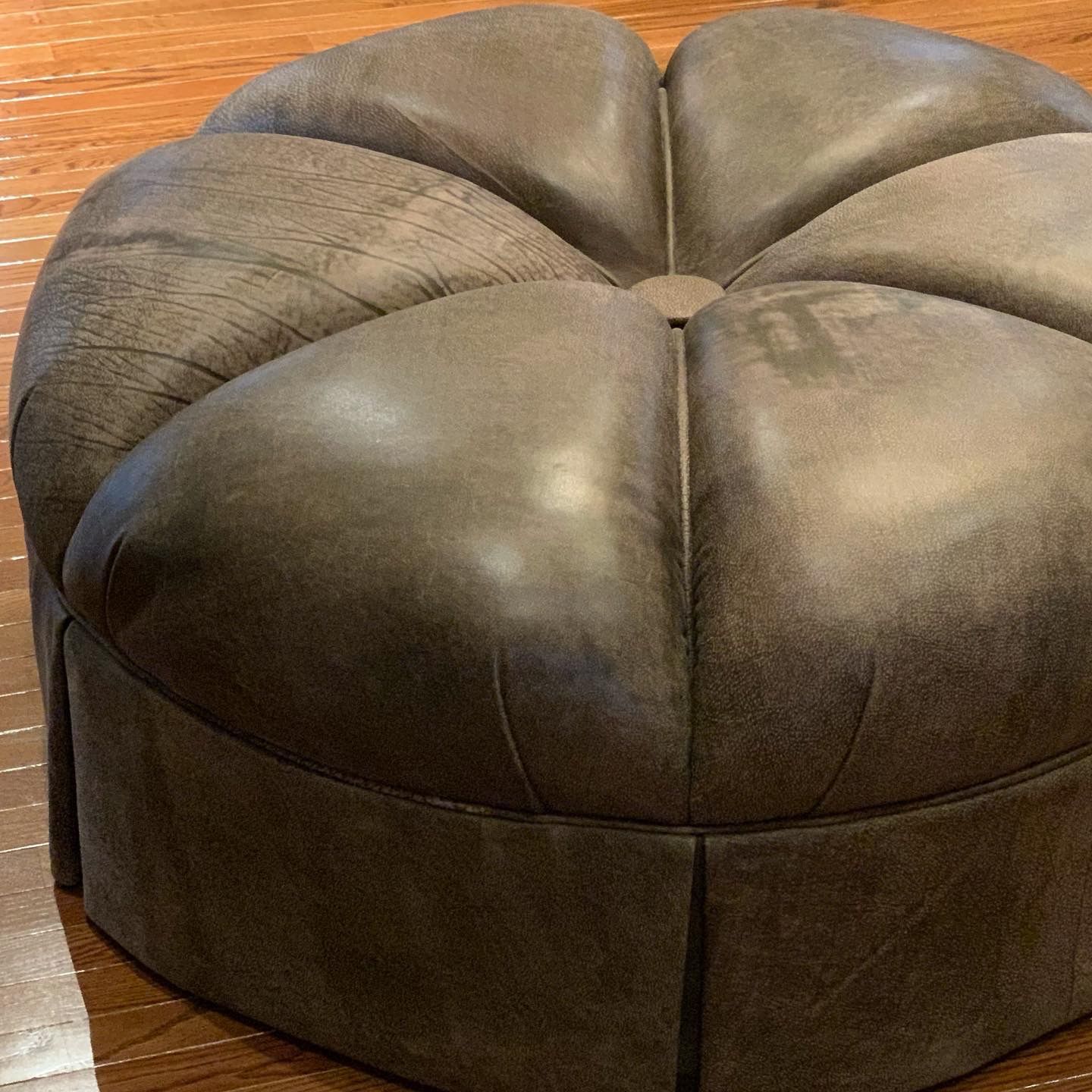 Leather large ottoman Century Furniture