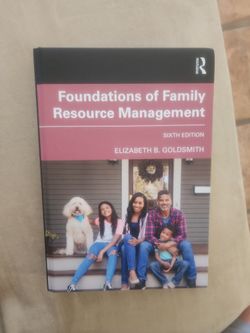 Foundation of Family Resource Management College Book 