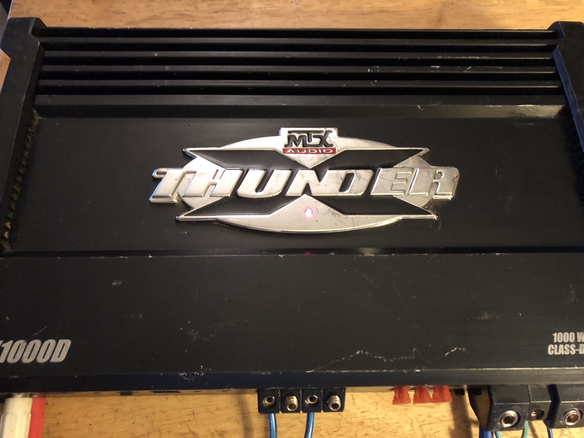 MTX Audio X Thunder X1000D 1000 Watts RMS Power 2000 Watts Peak Power Class-D Amplifier MoNo Block
