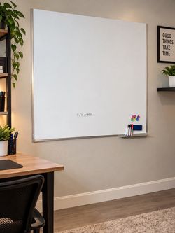 4x4 Ft Whiteboard with Aluminum Frame