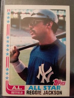 Reggie Jackson Yankees All Star