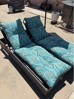 two Arden lounger cushions 76x22 - sold as a set