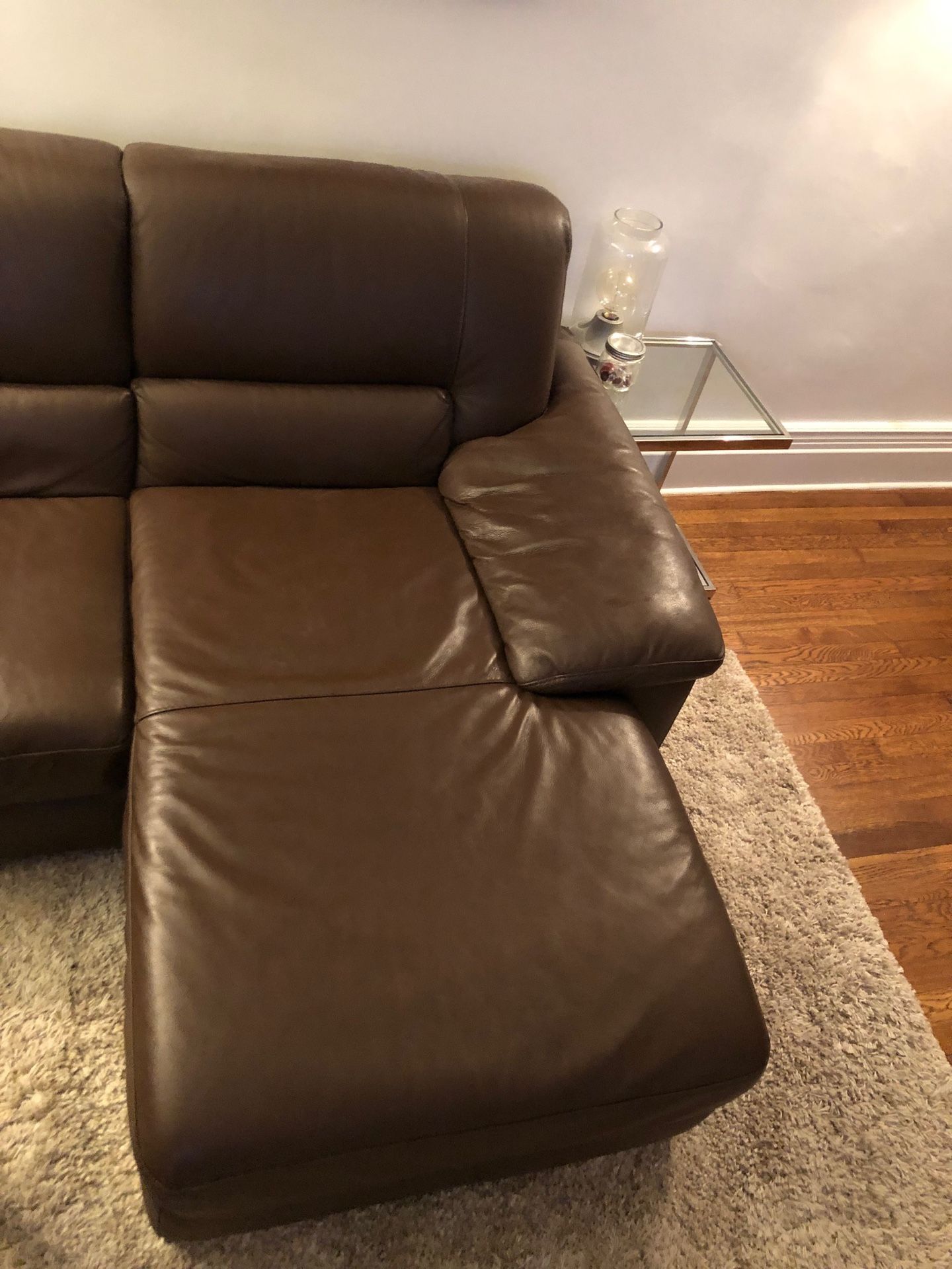 Macy’s leather sectional couch for Sale in New York, NY OfferUp