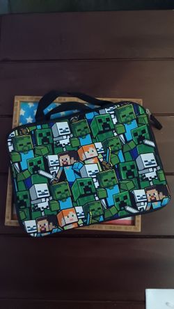 Minecraft Light Laptop or Tablet Case *Never Used* *Like New*