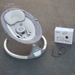 Vtech Pan & Tilt Video Monitor Vm3261 Baby Monitor + Jool BABY Nova Swing 