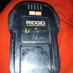 Ridgid 18-volt Lithium-ion Battery Works Great Hold A Charge